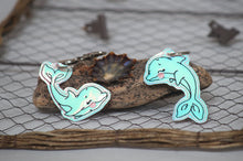 Lade das Bild in den Galerie-Viewer, Delfinliebe - STICK 13x18