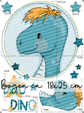 Lade das Bild in den Galerie-Viewer, Bügelbild - Cool Dino