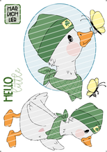 Lade das Bild in den Galerie-Viewer, Bügelbild - Gunter Gans Set