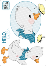 Lade das Bild in den Galerie-Viewer, Bügelbild - Gans Set