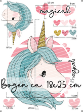 Lade das Bild in den Galerie-Viewer, Bügelbild - Magical Unicorn