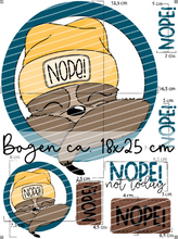 Lade das Bild in den Galerie-Viewer, Bügelbild - Nope Pauli