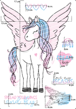 Lade das Bild in den Galerie-Viewer, Bügelbild - Pegasus