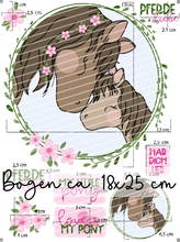 Lade das Bild in den Galerie-Viewer, Bügelbild - Pferdeglück Set