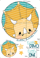 Lade das Bild in den Galerie-Viewer, Bügelbild - Hallo kleiner Dino
