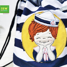 Lade das Bild in den Galerie-Viewer, Ahoi Matrose Junge - STICK Kombipaket