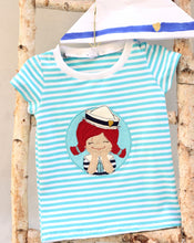 Lade das Bild in den Galerie-Viewer, Ahoi Matrose Mädchen - STICK 15x24