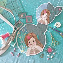 Lade das Bild in den Galerie-Viewer, Meerjungfrau Button - STICK Kombipaket