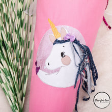 Lade das Bild in den Galerie-Viewer, 3D Einhorn und Pferd - STICK 16x26