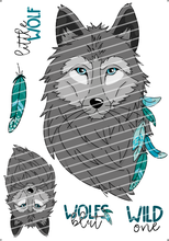 Lade das Bild in den Galerie-Viewer, Bügelbild - Boho Wolf
