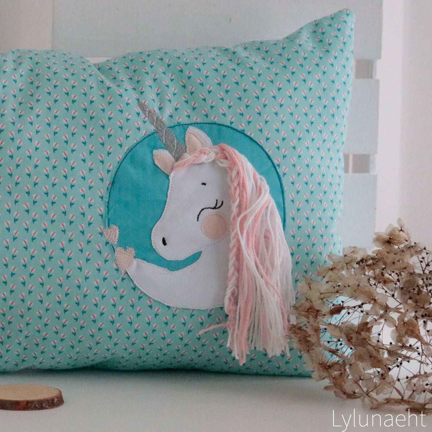 3D Einhorn und Pferd - STICK 16x26
